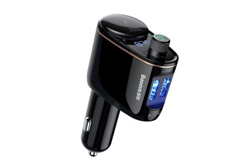 FM predajnik za automobil BASEUS 2k USB, Bluetooth - crni