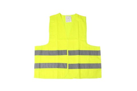 Gilet di segnalazione giallo con certificato