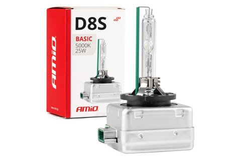 Ksenon sijalica, ksenon D8S 25V 5000K filament AMiO BASIC