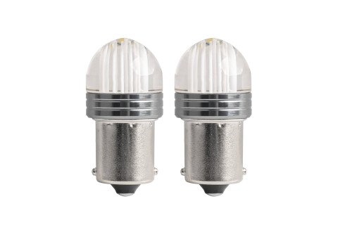 LED izzók STANDARD P21W 9SMD 12V Átlátszó fehér buborékfólia (2 db)