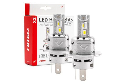 X2 sorozatú AMiO H4 LED autó izzók