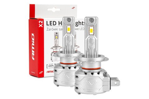 Żarówki samochodowe LED serii X2 AMiO H7