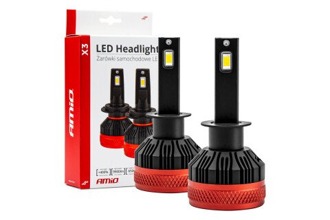 X3 sorozat AMiO H1 LED autó izzók