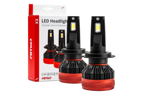 LED autožiarovky AMiO H7 radu X3