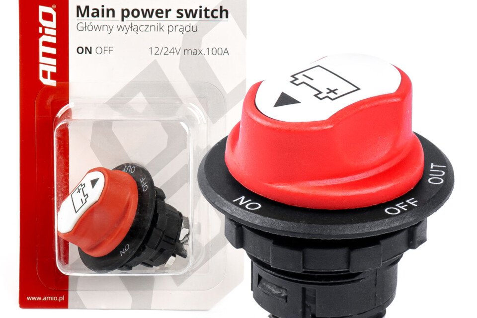 Tokovno ločilno stikalo, ozemljitveno stikalo akumulatorja AMIO-03026
