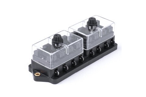 Keramická pojistková skříň s 8 zásuvkami AMIO-03042