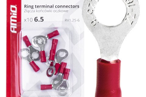 Terminalni konektori prstenasti konektori 6,5 mm 10 komada AMIO-03078