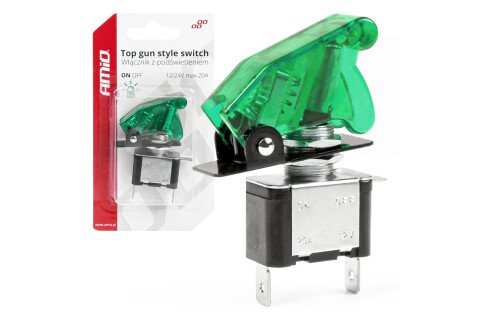 Osvětlený spínač TOP GUN AMIO-03093