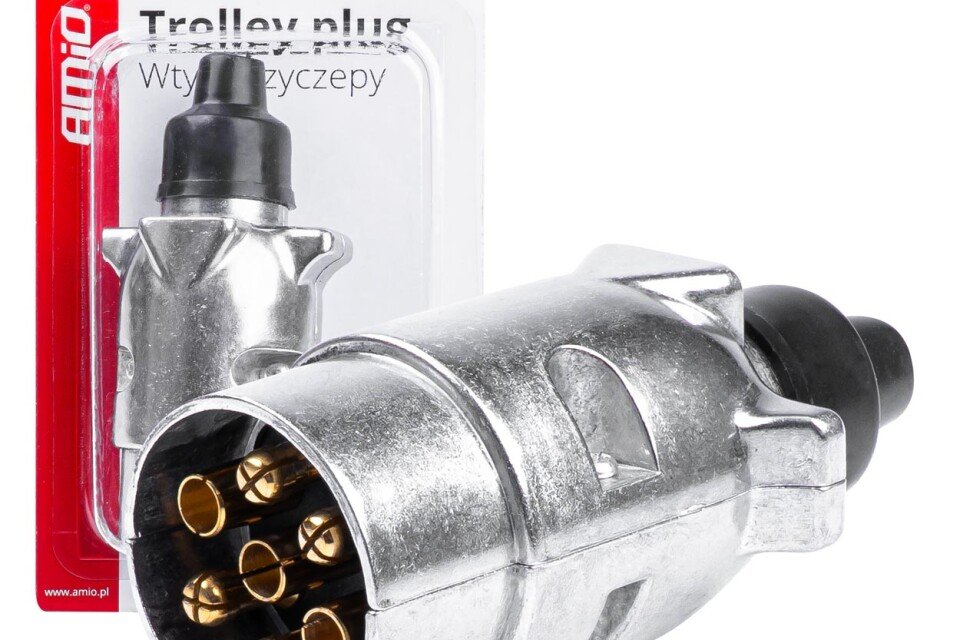 Zatyczka metalowa do holowania przyczepy ALU AMIO-03218