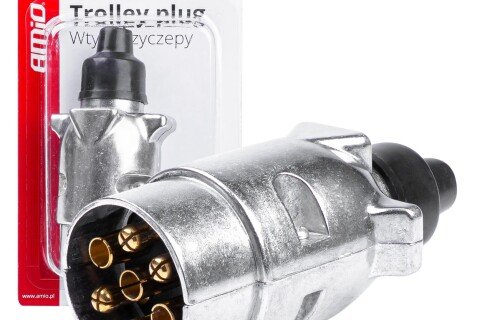 Zatyczka metalowa do holowania przyczepy ALU AMIO-03218