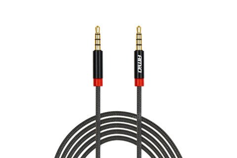 AUKS MINI JACK kabl 3,5 mm pleteni 200 cm AMIO-03270
