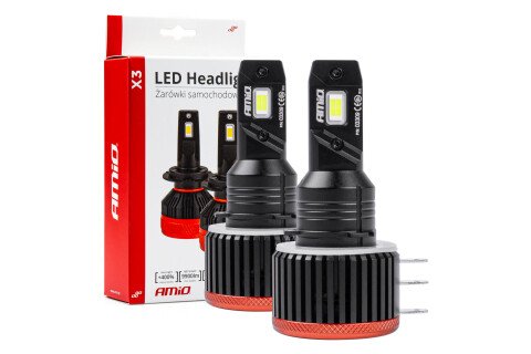 X3 sorozat AMiO H15 AMiO-03309 LED autó izzók