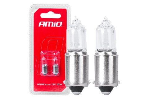 Halogene žarulje H10W 12V 10W BAX9S 2 kom. AMIO-03356 blister