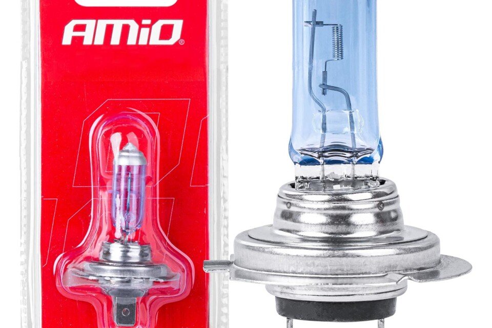 Halogenlampe H7 12V 55W Super White 1 Stk. Blisterpackung AMIO-03364