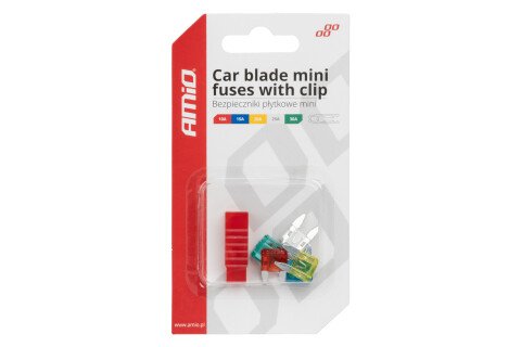 Mini rezni osigurači, set MIX, 5 komada + rekorder AMIO-03378