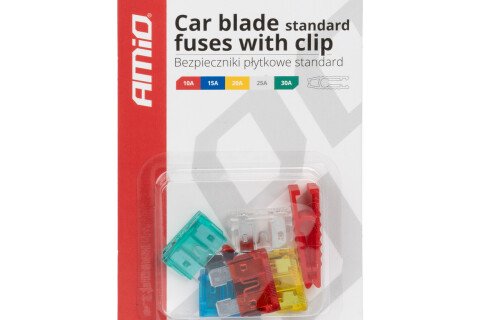 Standardni rezni osigurači, MIKS set, 5 komada + diktafon AMIO-03380