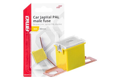 Fusibile per auto maschio JAPVAL PAL 48mm 60A AMIO-03421