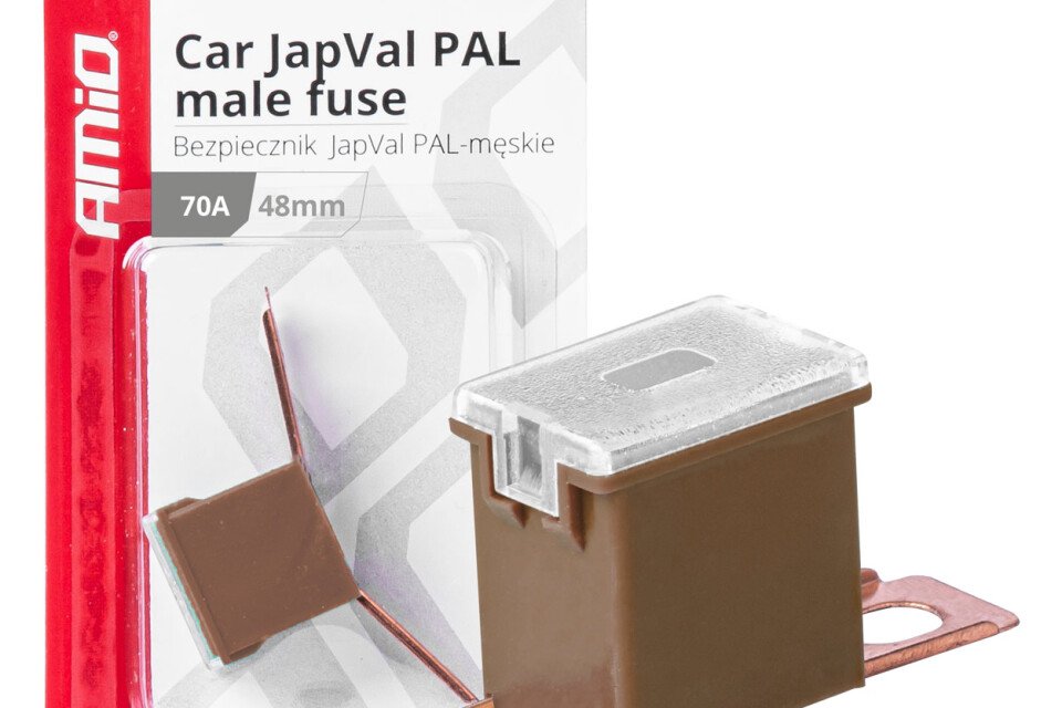 JAPVAL PAL Auto pojistka samec 48mm 70A AMIO-03422