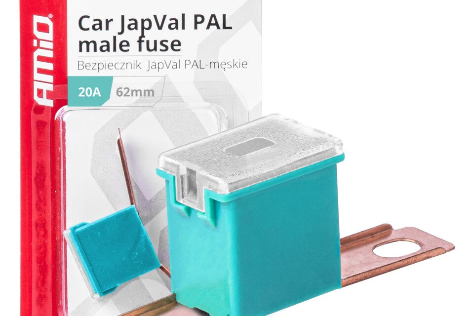 JAPVAL PAL muški auto osigurač 62mm 20A AMIO-03426