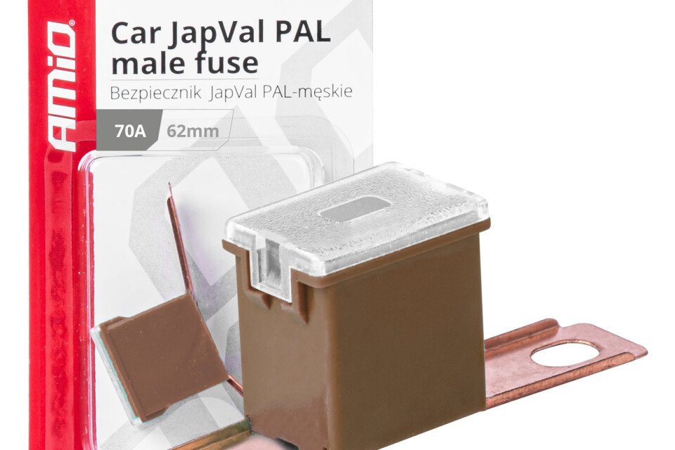 JAPVAL PAL Auto pojistka samec 62mm 70A AMIO-03431