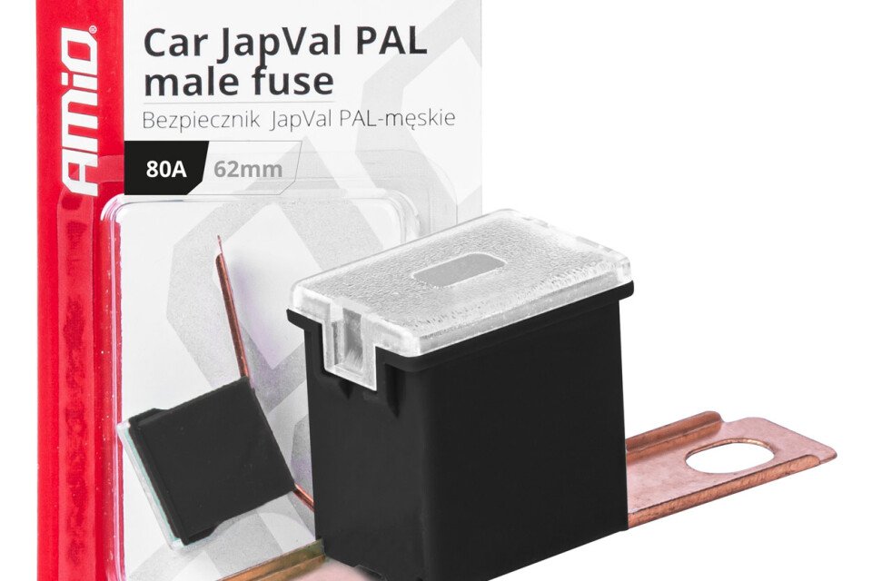 JAPVAL PAL αρσενική ασφάλεια αυτοκινήτου 62mm 80A AMIO-03432