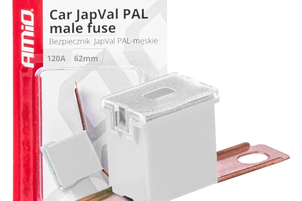 JAPVAL PAL samec autopojistka 62mm 120A AMIO-03434