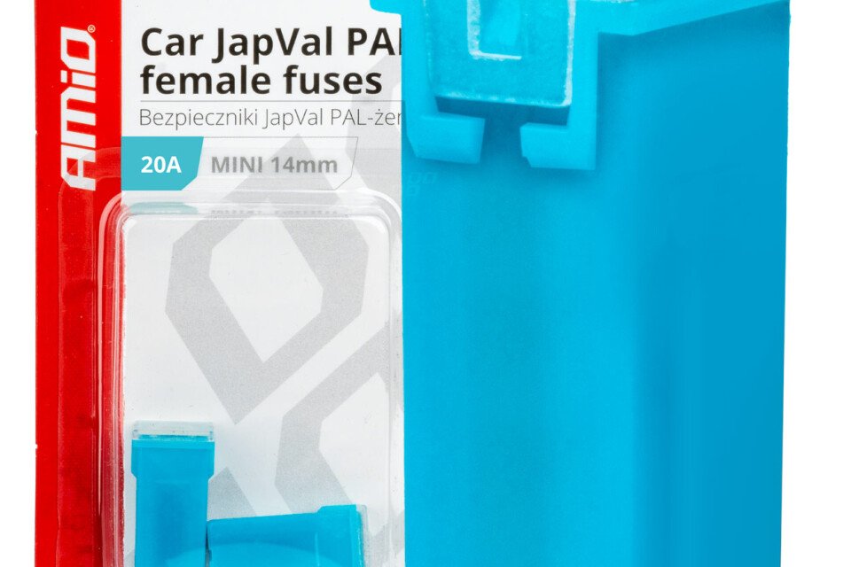 Fusibili per auto JAPVAL PAL femmina 2pz 20A AMIO-03435