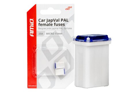JAPVAL PAL Női autóbiztosítékok 2db 25A AMIO-03459