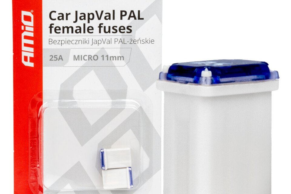 JAPVAL PAL Női autóbiztosítékok 2db 25A AMIO-03459