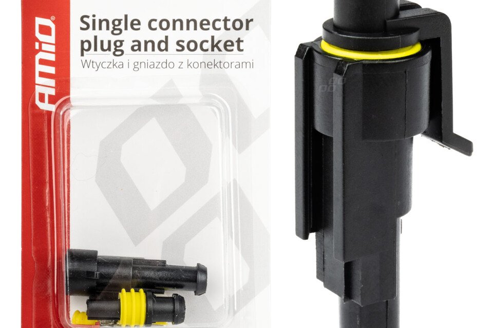 Wtyczka kostka superseal złącze hermetyczne 1 PIN AMIO-03517