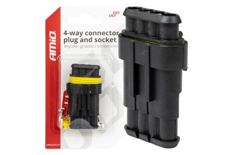 Wtyczka kostka superseal złącze hermetyczne 4 PIN AMIO-03520