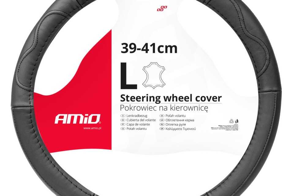 Kožni poklopac volana L 39-41cm SVC-49-L AMIO-03552