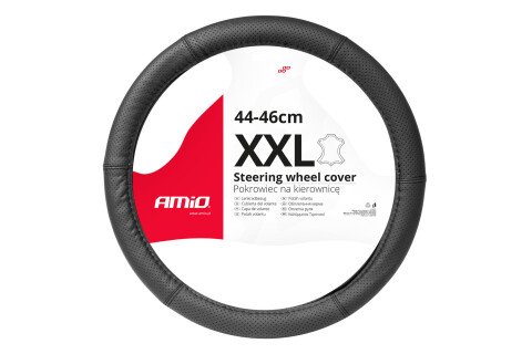 Perforierter Leder-Lenkradbezug XXL 44–46 cm SWC-50-XXL AMIO-03559