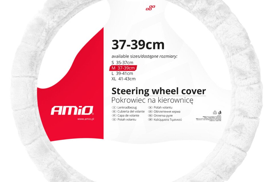 Husa volan auto M 37-39cm SWC-53-M AMIO-03566