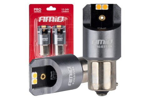 FULL CANBUS PRO PI21V 4k3030 SMD LED sijalice narandžaste 12V 24V AMIO-03584