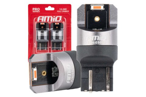 FULL CANBUS PRO LED žarulje W21/5W 2x1860 SMD crvena 12V 24V AMIO-03602