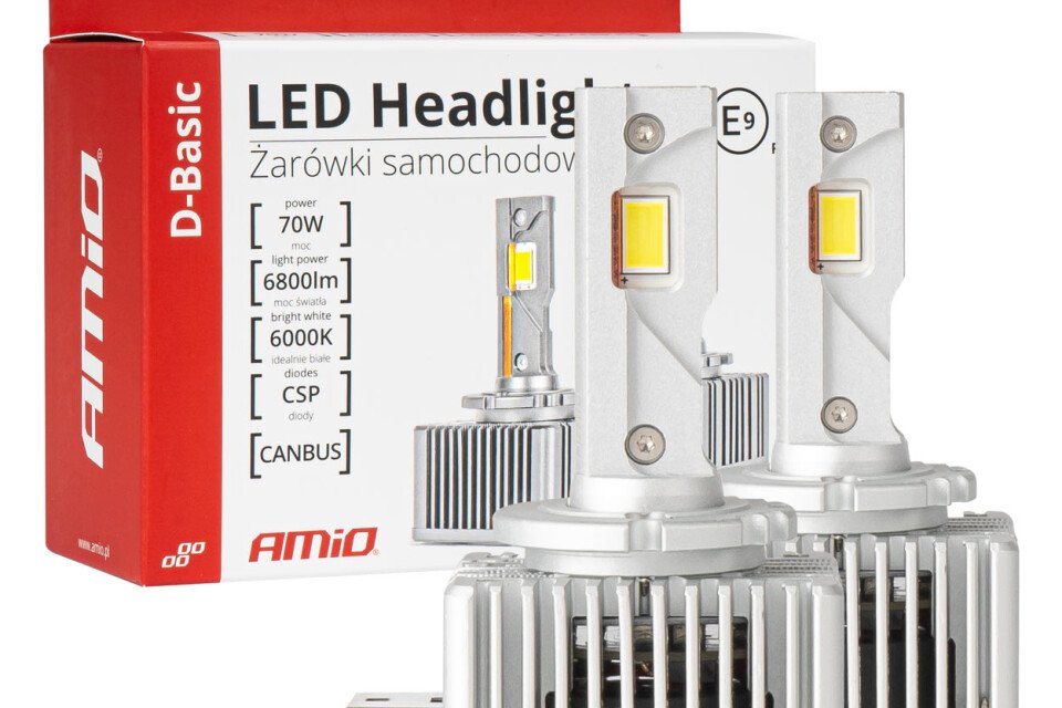 D-Basic D3S D8S 6000K canbus LED autožiarovky AMIO-03628