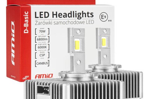 LED izzók izzószálas D-Basic D5S sorozat 6000K Canbus AMIO-03630