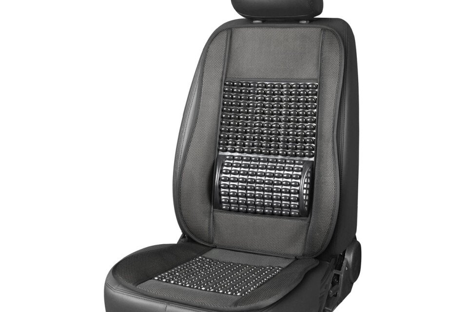 Podloga za sedište sa perlama i naslonom za leđa za automobil AMIO-03644