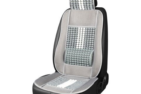 Pernă de șezut cu mărgele cu suport pentru spate și pernă AMIO-03647