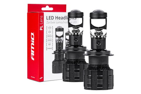 Żarówki samochodowe LED PL Lens H7 AMIO-03668