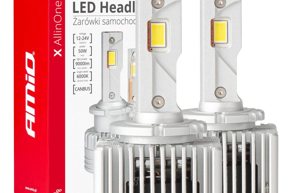 Avtomobilske LED žarnice serije X AllinOne D3S D5S D8S 6000K canbus AMIO-03669