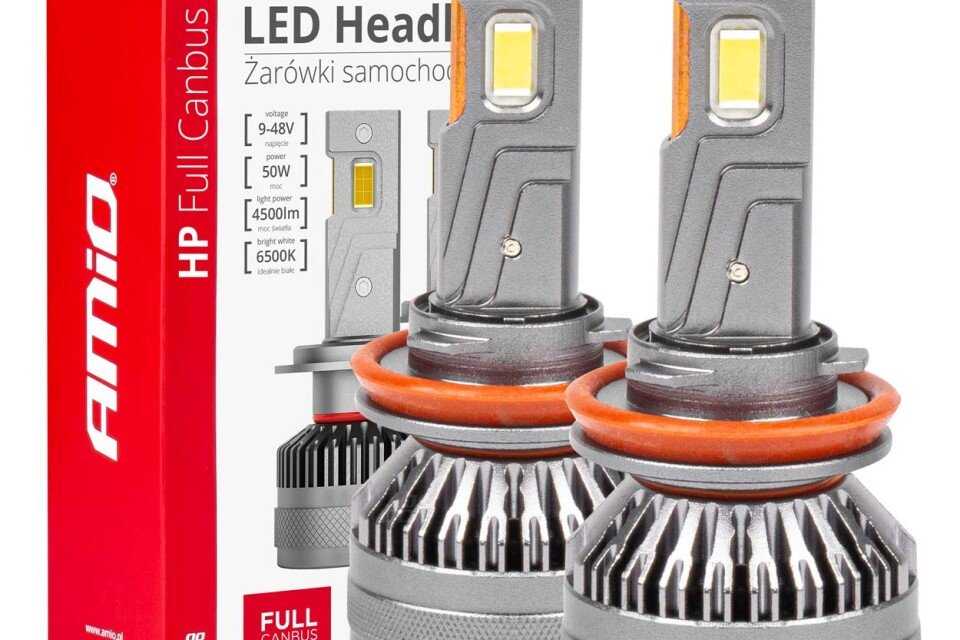 HP Full Canbus H8 H9 H11 AMIO-03677 LED avto žarnice