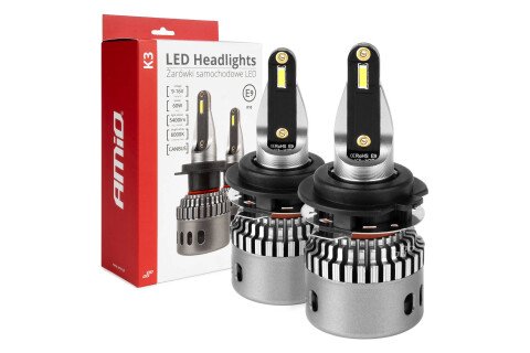 LED auto žarulje K3 serija H7-1 12V 6000k canbus AMIO-03684