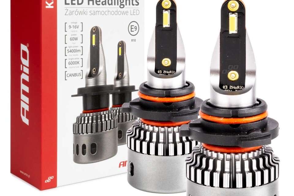 LED avto žarnice K3 HB3 12v 6000k canbus AMIO-03687