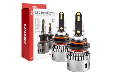 LED avto žarnice K3 HB3 12v 6000k canbus AMIO-03687