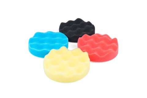 Zestaw polerski gąbek polerskich 4 sztuki 125 mm AMIO-03710