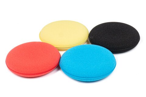 Zestaw gąbek do woskowania i polerowania 4 sztuki 100 mm AMIO-03713