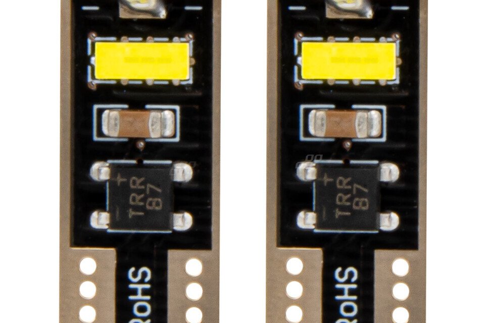CANBUS LED izzók T10e W5W 3x2055 SMD Fehér 12V/24V AMIO-03720