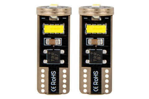 CANBUS LED izzók T10e W5W 3x2055 SMD Fehér 12V/24V AMIO-03720